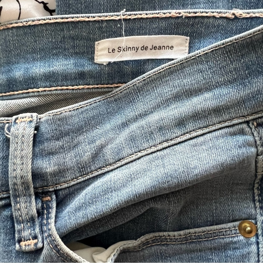 Frame Denim MidRise Le Skinny De Jeanne in Antibes - Picture 6 of 6